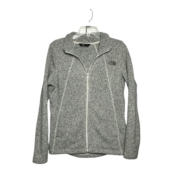 The North Face Jackets & Blazers - The North Face Women's Gray Long Sleeve Fleece‎ Zip Front Jacket Size Medium